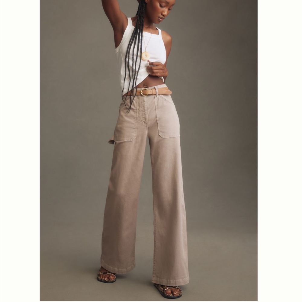 Self Contrast Georgia Utility Pants